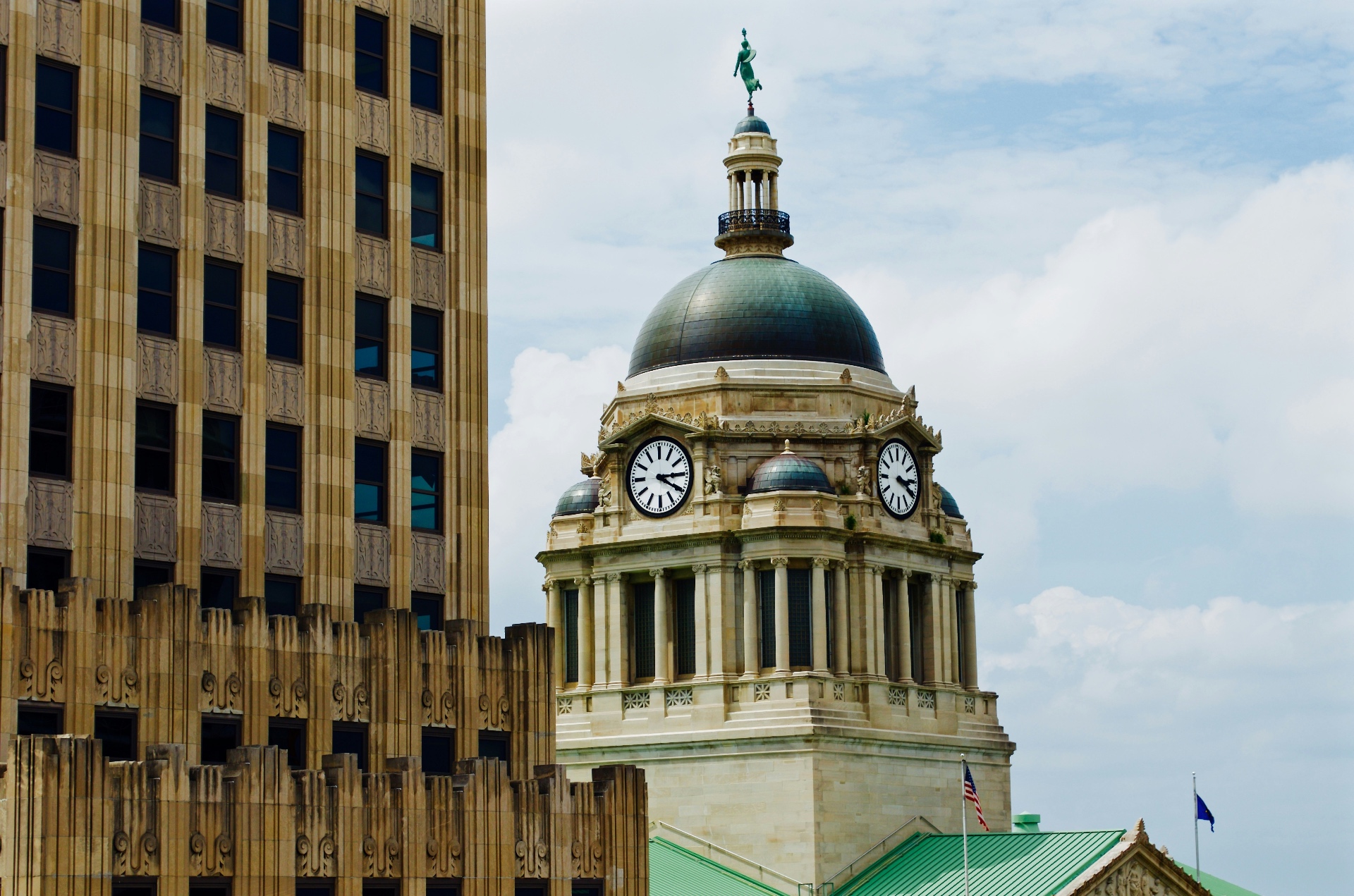 Allen County Courthouse dome in downtown Fort Wayne
