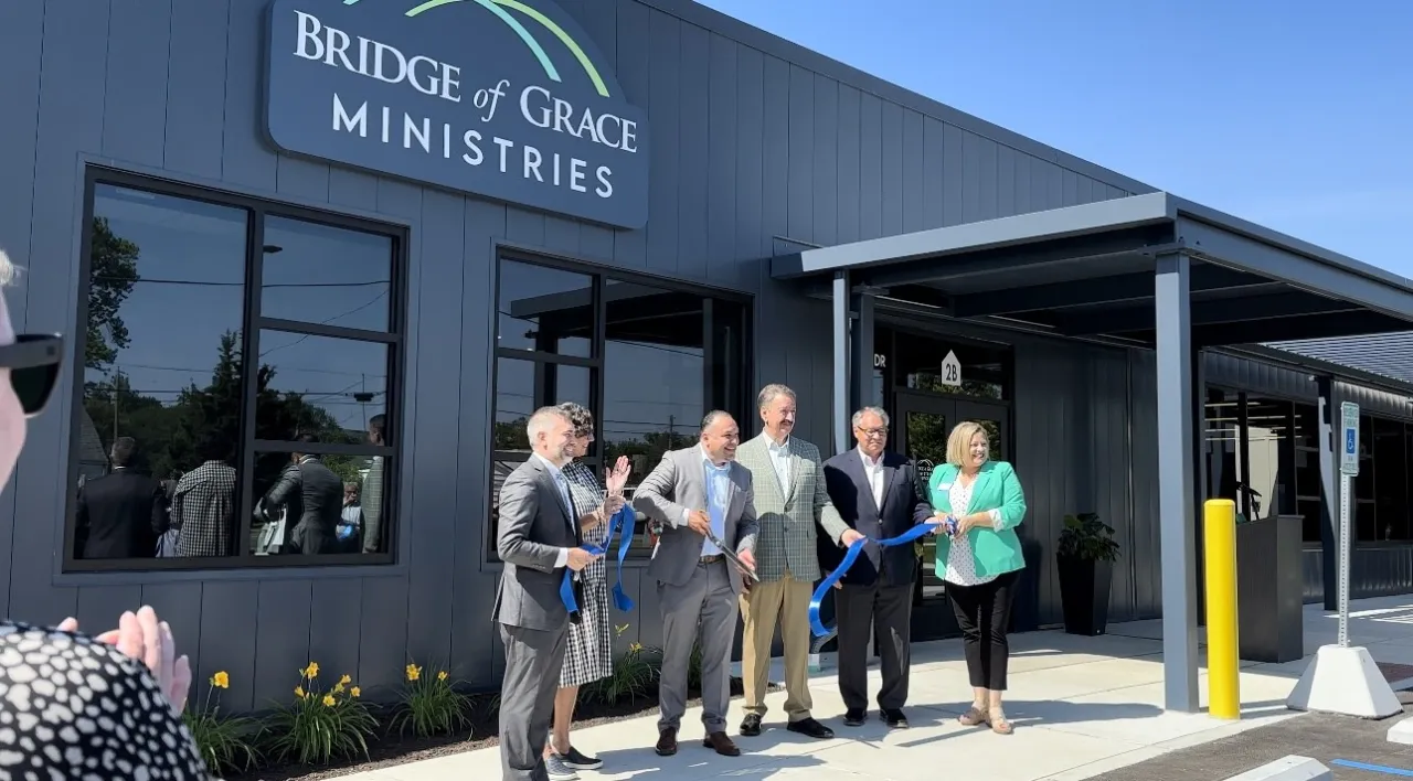 Bridge of Grace Ministries ribbon cutting ceremony